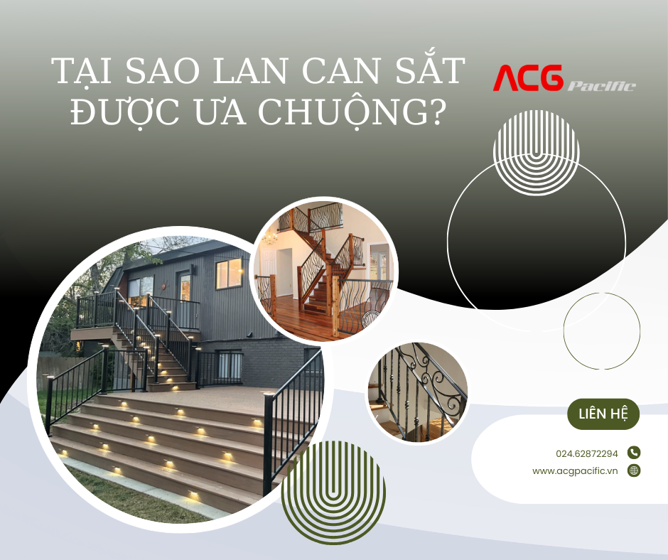 Tại sao lan can sắt lại được ưa chuộng?